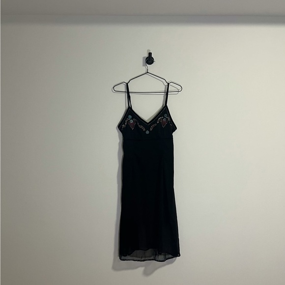 y2k embroidered and beaded midi dress - Picture 4 of 4